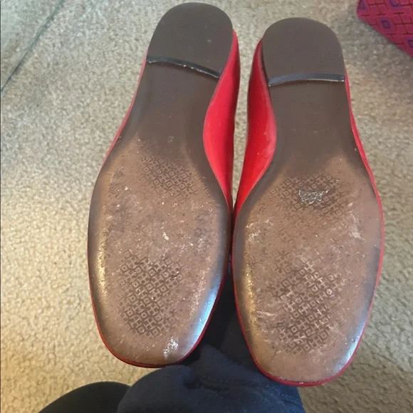 Tory Burch Samantha smoking slipper 6.5 red - Picture 3 of 5